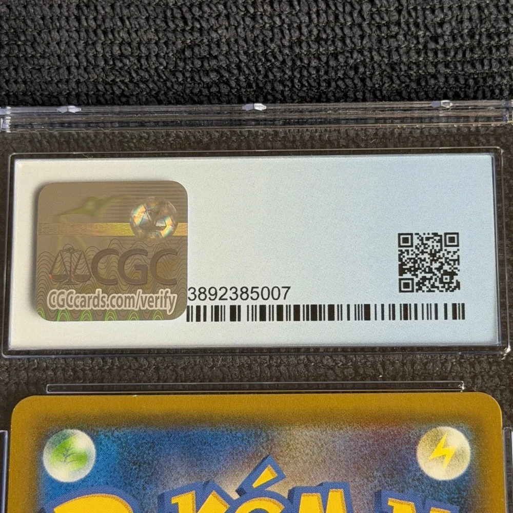 Pokemon Pretend Tea Ceremony Pikachu 325/SM-P Japan CGC 8.5 Subgrade Kyoto Promo